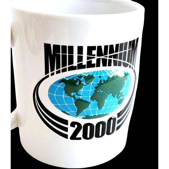 Vintage Mug Millenium 2000 Coffee Cup Millenial Gen Z Gift - Picture 2 of 8